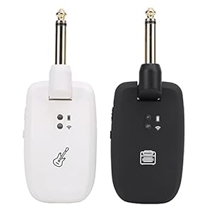 Draadloos Gitaarsysteem, Audio Gitaar Zender Ontvanger Set 24bit/48KBz Sampling Rate Oplaadbaar voor Gitaar Accessoires…