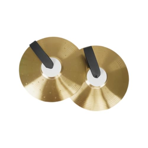Cymbales crash pour batterie en 12 pouces couleur doré pour les élèves