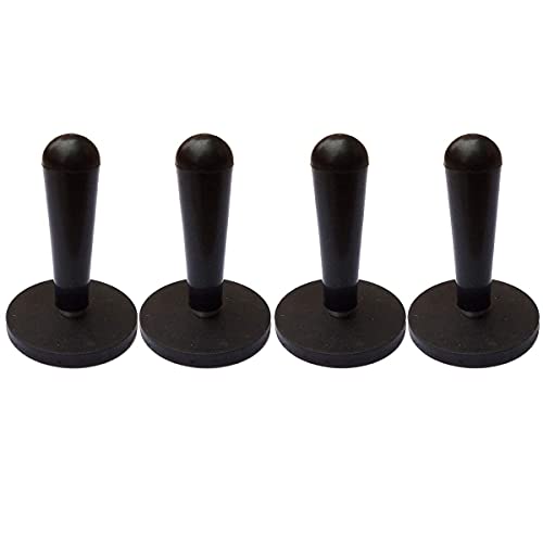 NC 4pcs Gripper Magnet Holders for Car Wrapping Vinyl Film Fixing Sucker Sign Making Install Magnetic Tool (Black)