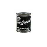 Ofenrohr Lack schwarz inkl Pinsel von E-Com24 zum Auftragen (schwarz 125 ml)