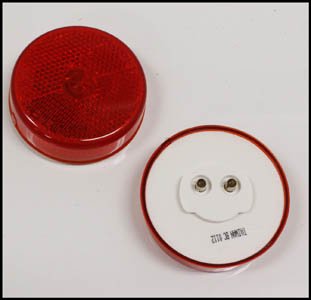 Triton 03522 Round Red Light 2 1/2-Inch (2 Pack)