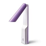 Compass Home Design Accents UV Light Sanitizer Lamp, Portable Handheld UVC LED Sterilization Germicidal Sanitizer Light with Child Lock, Purple, 1 Count (Pack of 1)