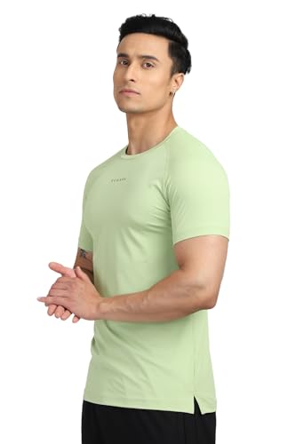Image of FUAARK Men's Round Neck Slim Fit Gym Sports T-Shirt
