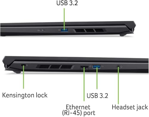Nitro V16 Notebook, pc portatile Gaming Ryzen 7 8845HS, Ram 32Gb DDR5 Ssd 2 Tb NVMe, Display 16" WUXGA IPS 165 Hz, NVIDIA GeForce RTX 4060 8 GB, tastiera retroilluminata, Windows 11 Pro - Notebook - Immagine 5