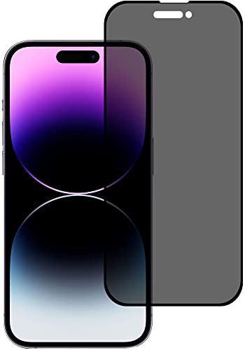 Al-HuTrusHi Screen protector Compatible with iPhone 14 Pro Max 5G Privacy Tempered Glass Screen Protector [Bubble Free][Anti-Glare][HD Full Coverage][Easy Installation][Scratch Resistant]
