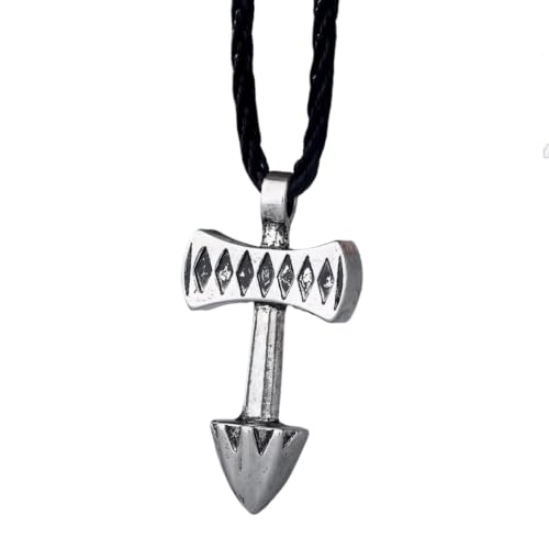 Marteau de Thor Mjollnir pendentif viking en acier pour homme et femme