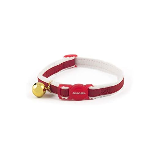Ancol Reflecterende kattenhalsband, elastisch, voor veiligheid
