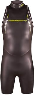 NeoSport Men's Triathlon Short Sleeveless Triathlon Wetsuit - 5mm Ultra Light Neoprene