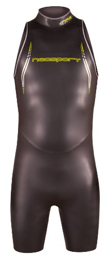 NeoSport Men's Triathlon Short Sleeveless Triathlon Wetsuit - 5mm Ultra Light Neoprene