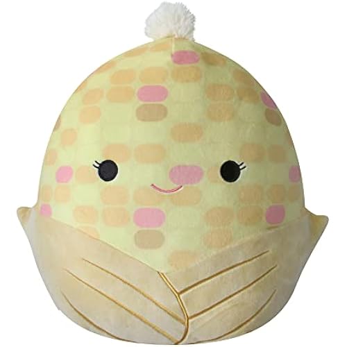 Squishmallows 14-Inch Speckled Corn with Brown Husk Plush - Add Cornelias to Your Squad, Ultrasoft Stuffed Animal Large Plush Toy, Official Kelly Toy Plush