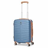 Maleta de Cabina 55x34x23 | Viaje Equipaje de Mano avión | 4 Ruedas giratorias | Material ABS Ligero Semirígida | Candado o Cerradura combinación | Asa telescópica | Ideal escapadas fin de semana