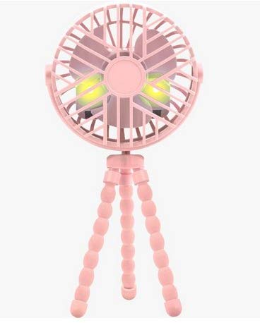Mini Ventilador para Berço e Carrinho Rosa - Buba