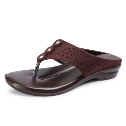 Image of Vendoz Women Casual Beige Flat Sandals (L611)