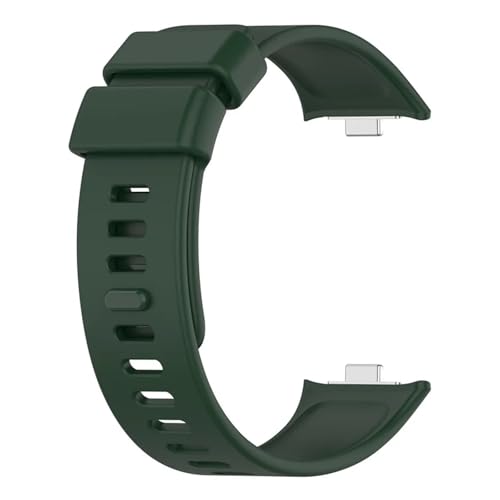 [�����ȓX] �ɓK��Redmi Watch 6/5/4 ���t�B�b�g���̃J���[�o�b�N���t�̃V���R�[���X�g���b�v �ɓK��Xiaomi �o���h 9/8 Pro ���t�B�b�g�����߉\�ȃX�g���b�v(Deep Green)