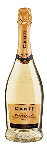 Miniatura 4 de Canti - Prosecco D.O.C. Millesimato, Vino Espumoso Extra Seco, Estuche Regalo, Uva Italiana Glera De Veneto, Sabor Afrutado Y Floral, 1x750 Ml Paquete De 6