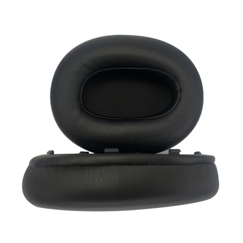 Ersatz Ohrpolster für Sony WH-XB910N Kopfhörer, Ersatzpolster für Sony WHXB910N, Weicherem Leder (Schwarz)