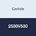 Carlisle 2530V530 Variable Speed Cog-Belt, Rubber, 1.5625" Top Width, 54.1" Length