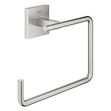 Grohe Start Cube QuickFix - Toallero Individual de argolla, Gris Mate, para...
