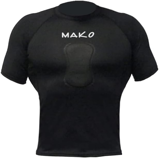 MAKO Spearguns Short Sleeve Rashguard with Chest Loading Pad