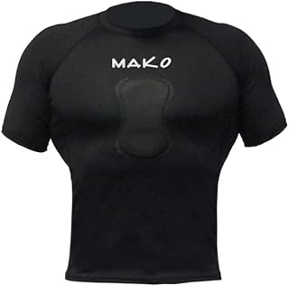 MAKO Spearguns Short Sleeve Rashguard with Chest Loading Pad