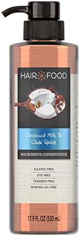 Sulfate Free Conditioner, Dye Free Nourishing Treatment, Coconut and Chai Spice, Hair Food, 17.9 FL OZ