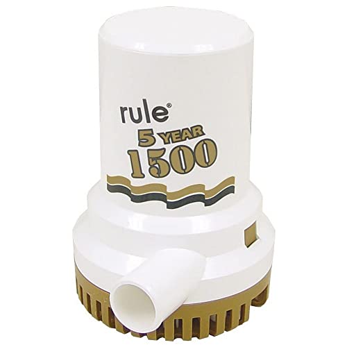 Pompe de cale Rule 04 1500 pour vider l'eau accumulée en 12V - 2