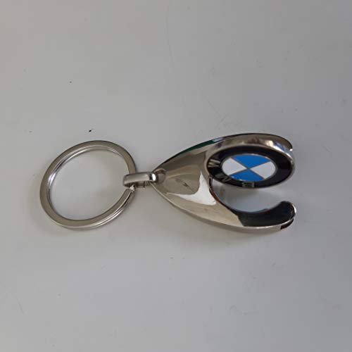 Sleutelhanger BMW logo winkelwagenmunt origineel keyring BMW - Afbeelding 6