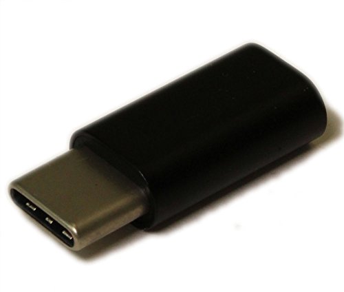 MyCableMart USB 3 Type-C Male to Micro B Female Adapter, Black