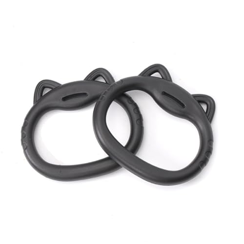 JIANWEI Conjunto de anéis de ginástica para crianças, anéis profissionais de trapézio com alças para