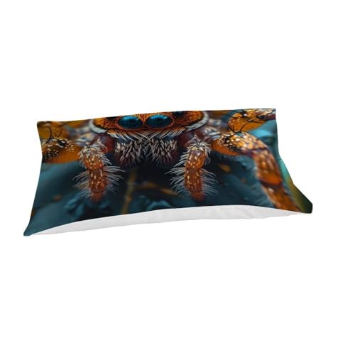 Housse de couette araignée en tissu microfibre doux sans repassage - 7