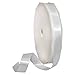 Morex Ribbon 08816/50-029 Double Face Satin Polyester Ribbon, 5/8-Inch by 50-Yard, White