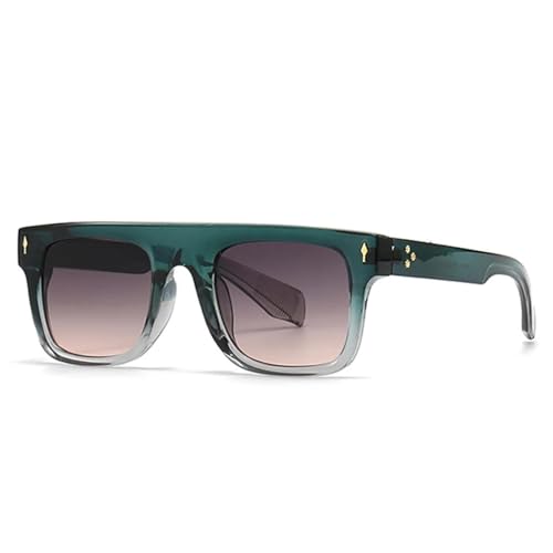 Lunettes de soleil rétro anti-éblouissement punk pour visages mixtes
