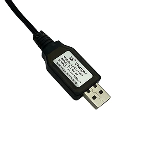 3Packs 7.4V 2S LiPo Battery USB Charger Cable 1A Fast Charging with XH-3P Connector for RC Car Truck Rock Crawler FPV Drone Airplane Boat Racing Quadcopter Helicopter Airsoft SCX24 by Nuofany - Used condition - Image 4