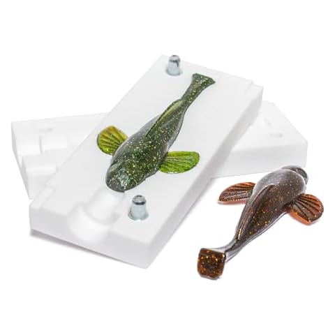 Authentic Handmade Grundel Anatomic Shad Bait Form 3.15" Soft Plastic Lure Cover
