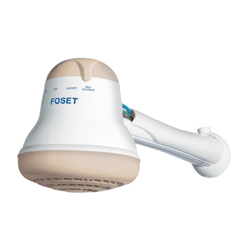 Foset REGEL-4B, Regadera eléctrica de 4 temperaturas 5-3/4' Beige