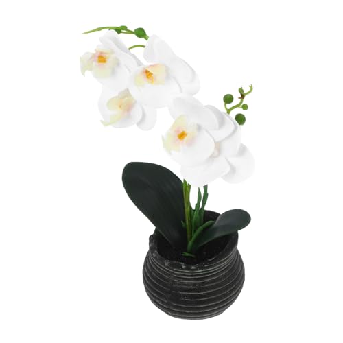 POPETPOP Planta Falsa Maceta Bonsai De Blanca Decoración De Plantas Artificiales Para Interiores Para Oficina Planta Maceta Artificial Para Decoración