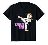 T-shirt ragazza Karate divertente