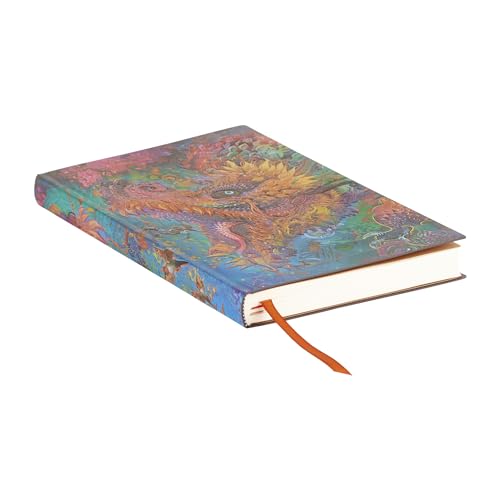 Humming Dragon (Android Jones Collection) Maxi Dot-Grid Softcover Flexi Journal (Elastic Band Closure)