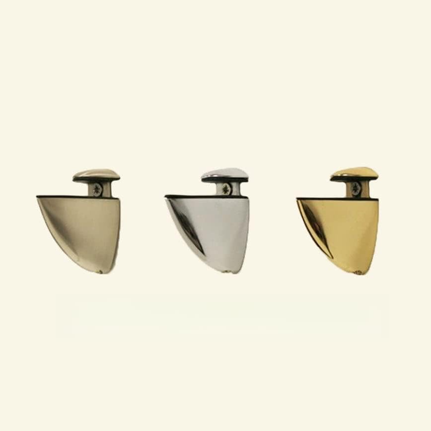Spancraft Peacock Shelf Brackets (Set of 2) - Chrome Finish