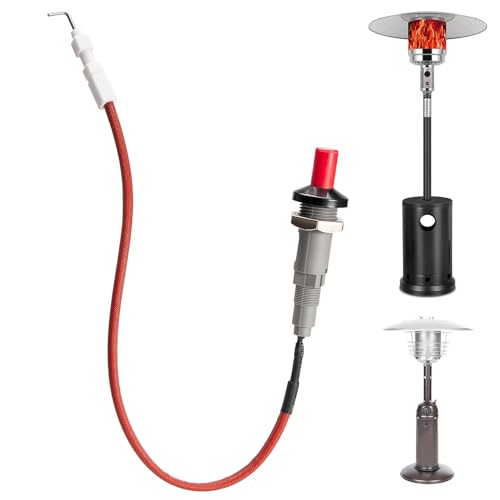 Outdoor Heater Replacement Parts, Piezo Igniter with Cable, Suitable for Most Outdoor Round Stand Up Propane Heater and Mini Ttable Top Gas Heater