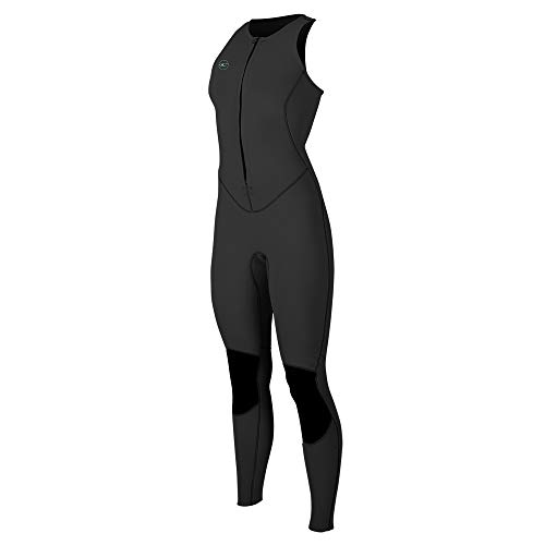 O'Neill Wetsuits Women's Reactor-2 1.5mm Sleeveless Full, Black/Black, Size 12