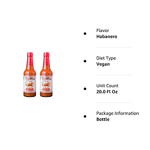 Marie Sharp’s Habanero Hot Sauce - 10-Fluid Ounce Hot Sauce For Marinade & Dips (Pack Of 2) #TOP6