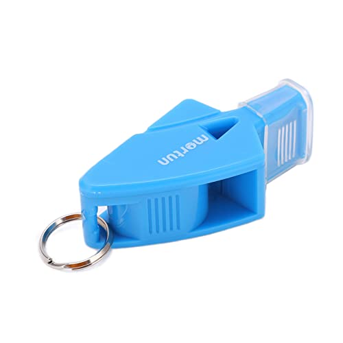 Silbato plástico azul claro para árbitros y deportes miniatura 1