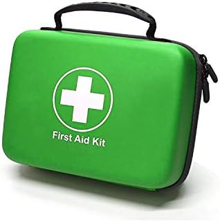 SHBC Kit Compacto de Primeros Auxilios (228 Piezas) Diseñado para Cuidados Familiares de Emergencia. Carcasa de EVA a Prueba de Agua. Esta Bolsa es Id...