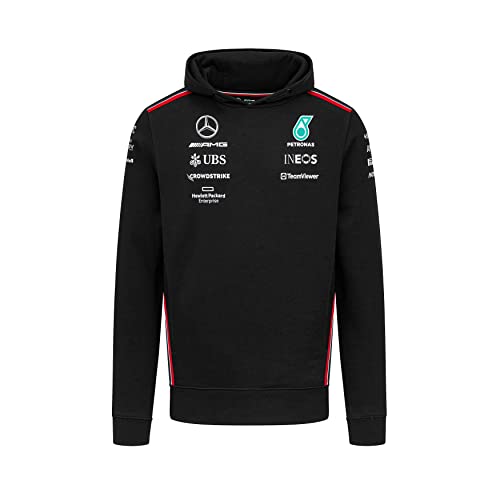 Mercedes AMG Petronas Formula One Team - 2023 Team Hoodie - Black - Men - Size: L