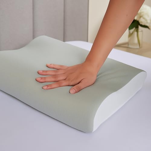 Image of MYTRIDENT Urban Comfort Contour Orthopedic Cervical Pillow, White