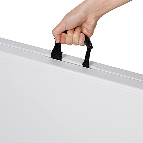 FORUP Folding Utility Table, 4ft Fold-in-Half Portable Plastic Picnic Party Dining Camp Table by FORUP - Image 6