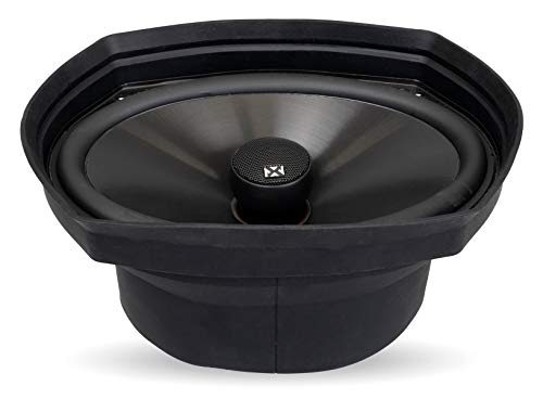 Image of NVX XBAF69 2 Piece Universal 6x9 inch Silicone Rubber Speaker Baffles with Self Adhesive Foam Base Pad