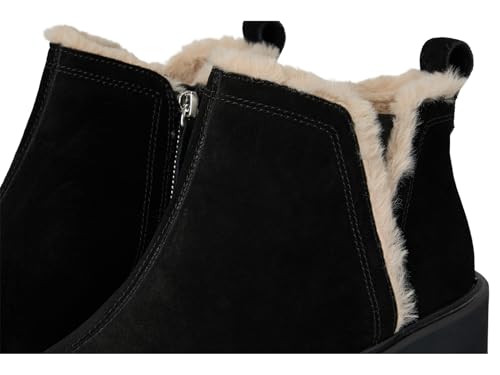 Image of TOMS Women's Maude Wedge Boot, Leather Upper, OrthoLite Insole, Side Zip, Lightweight