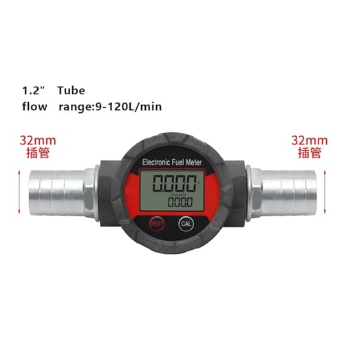 Débitmètre liquide 1.2" intubation pour tuyau - Mesure précise de débit d'eau - 2